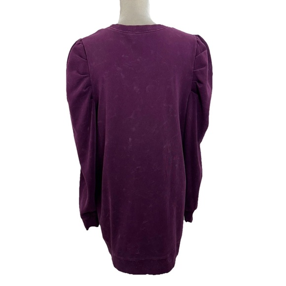 Rebecca Minkoff Janine Dress Acid Washed Current Size XL Long Sleeve Pockets - Picture 4 of 10